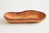 Italian Olivewood Boat Bowl with Live Edge - Sumiye Co