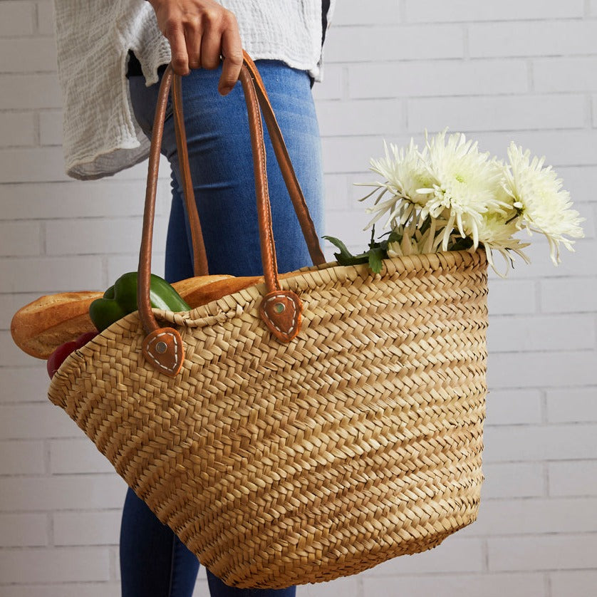 Moroccan Shopping Basket - Sumiye Co