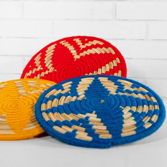 Moroccan Woven Trivets - Set of 3
