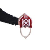 Vegan Leather Red Barn Eco Friendly Dog Chew Toy-1