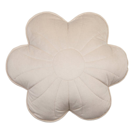 Flower Pillow Velvet "Cream Yucca" | Kids Room & Nursery Decor - Sumiye Co