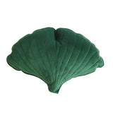 Ginkgo Leaf Pillow Velvet “Green” | Kids Room & Nursery Decor - Sumiye Co