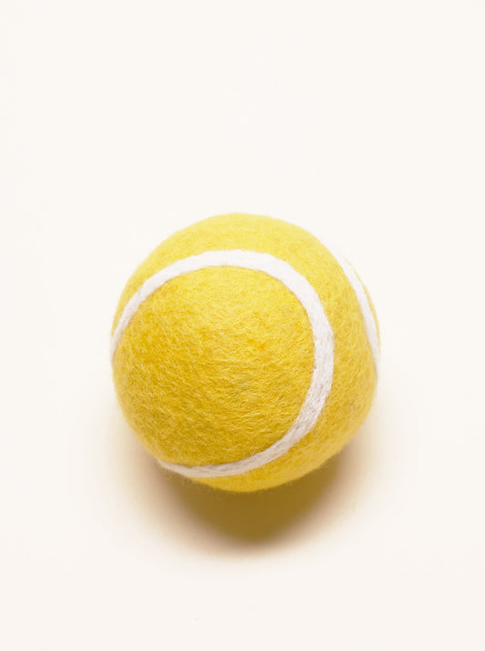 PET TOY WOOL TENNIS BALL by MODERNBEAST