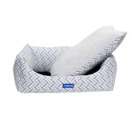 Waikiki Eco-Fabric Bolster Dog Bed-2