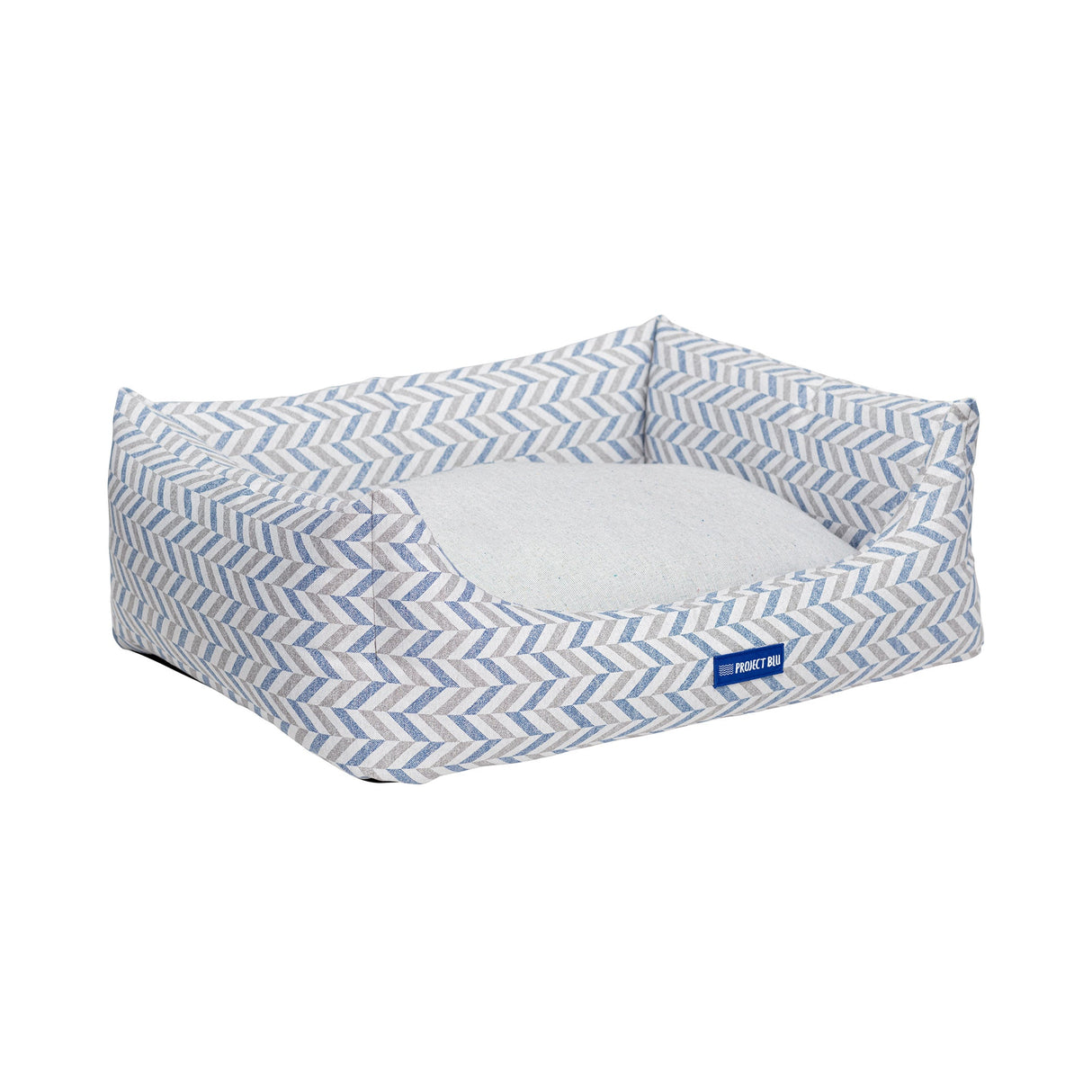 Waikiki Eco-Fabric Bolster Dog Bed-1