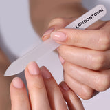 Glass Nail File - Clear | Sustainable Nail Care - Sumiye Co