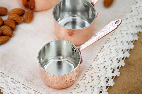 Copper Measuring Cups (Set of 4)  | Vintage French Inspired