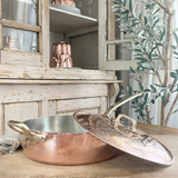 Copper Large Sauté Pan | Vintage French Inspired