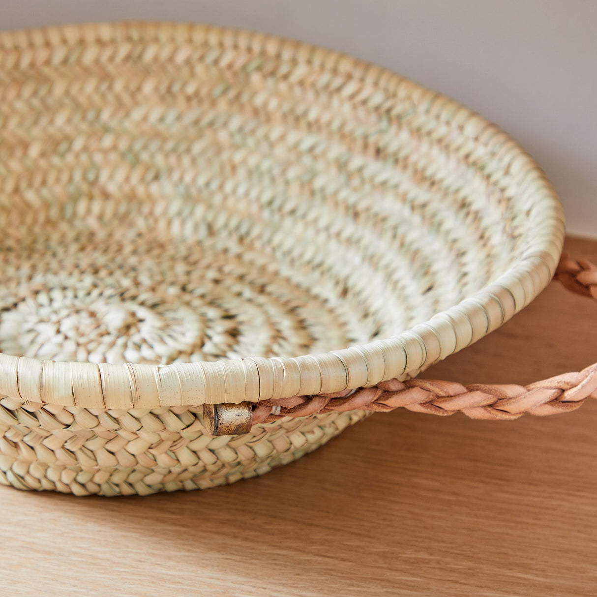 Tray with Leather Handles - Morocco