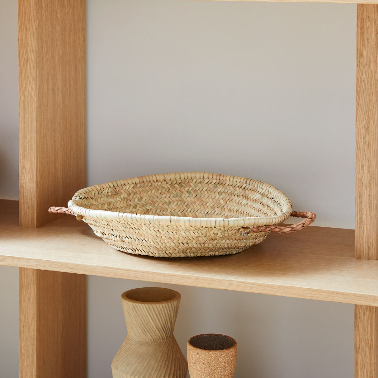 Tray with Leather Handles - Morocco