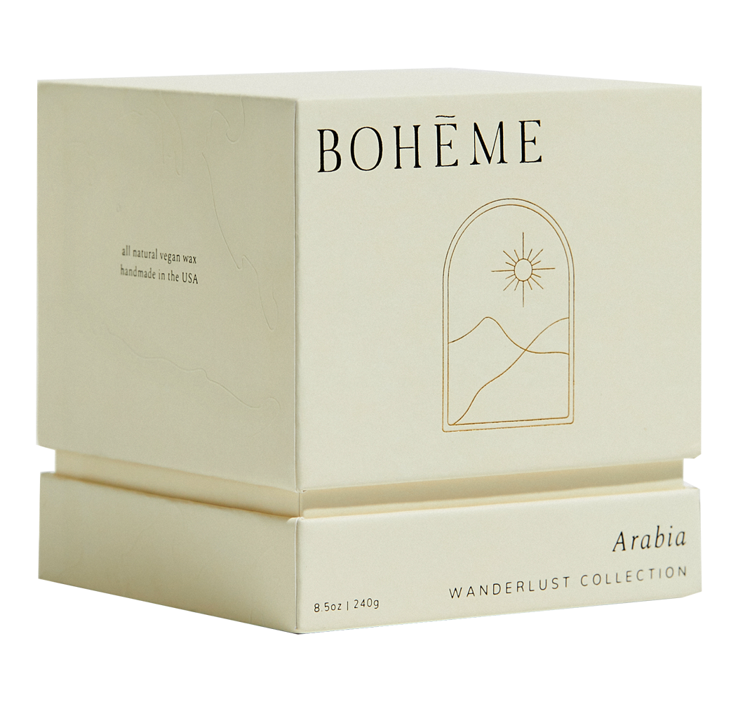 Arabia Scented Candle by Boheme Fragrances - Sumiye Co