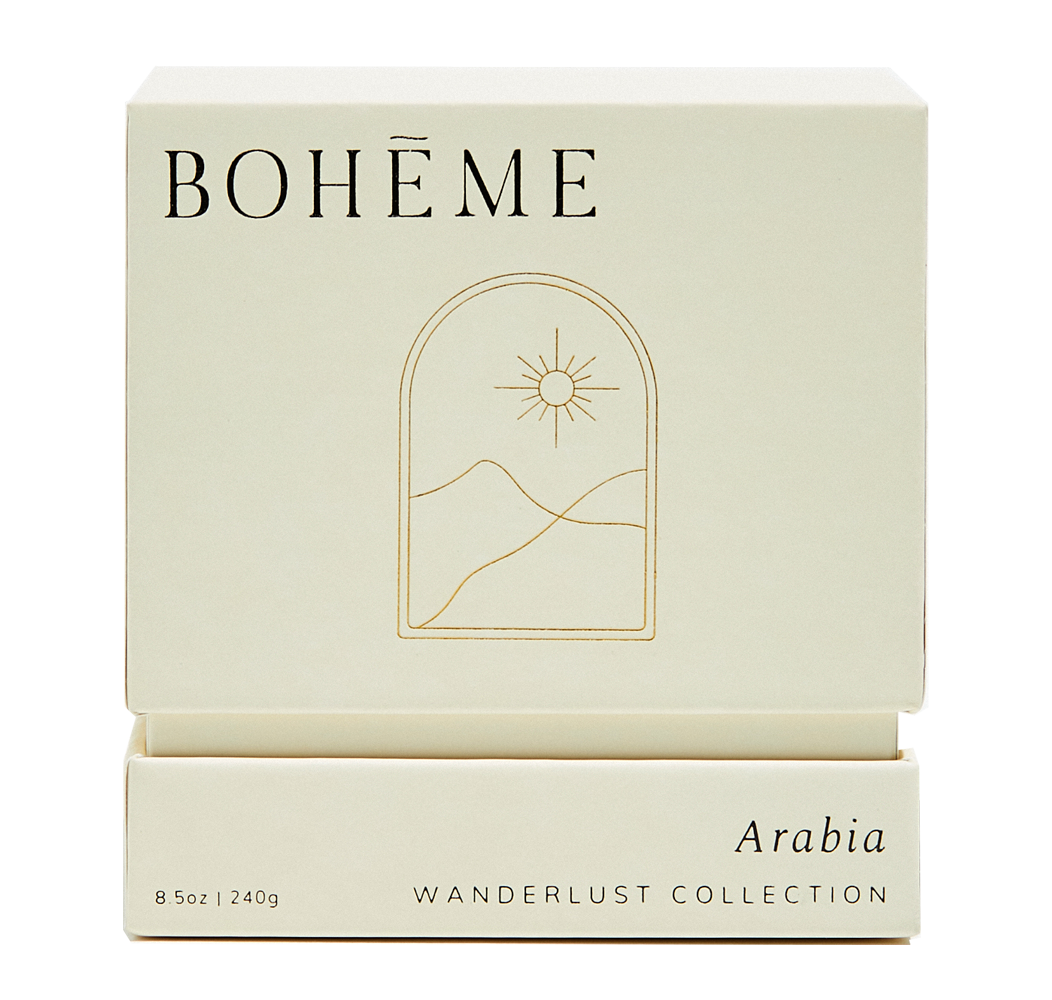 Arabia Scented Candle by Boheme Fragrances - Sumiye Co