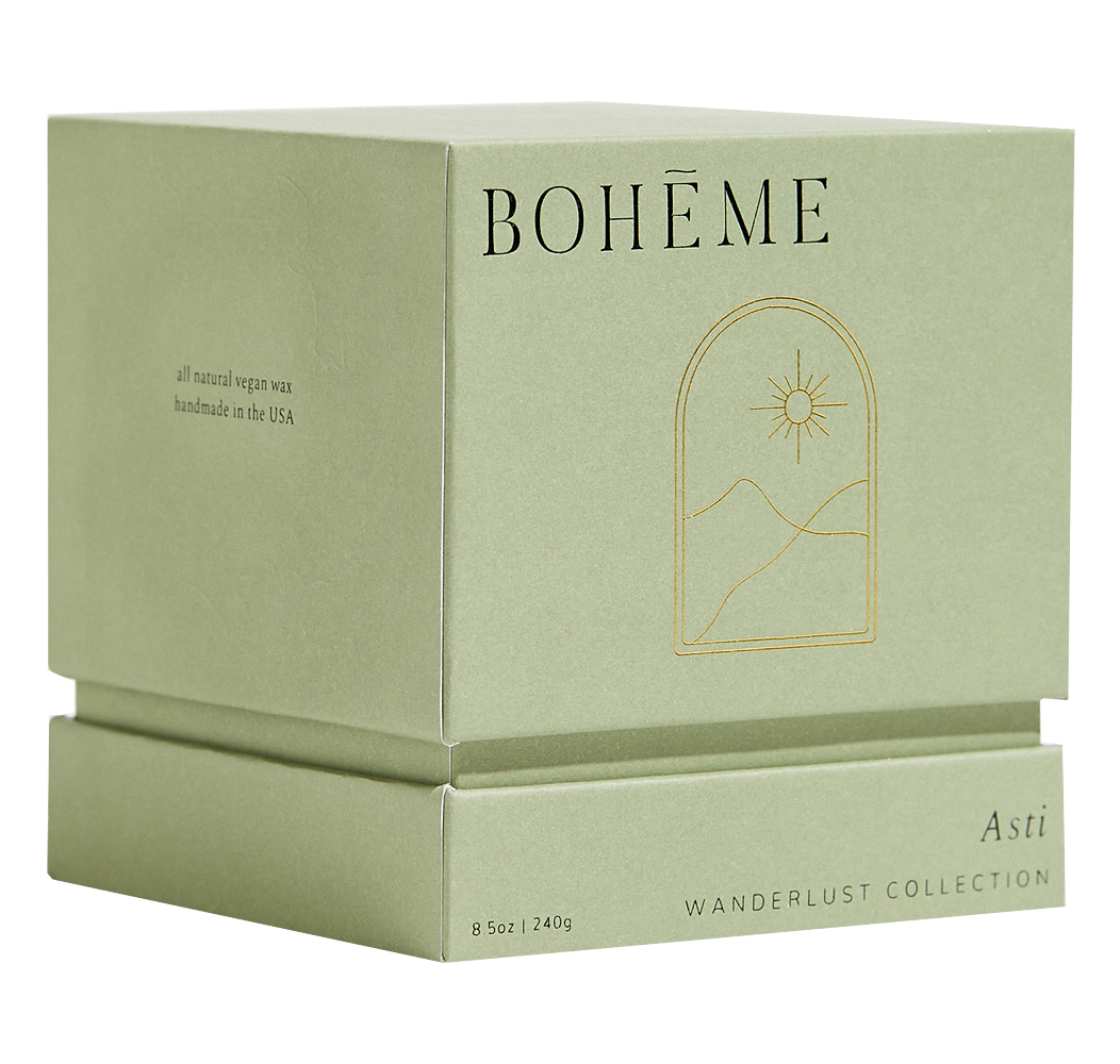 Asti Scented Candle by Boheme Fragrances - Sumiye Co