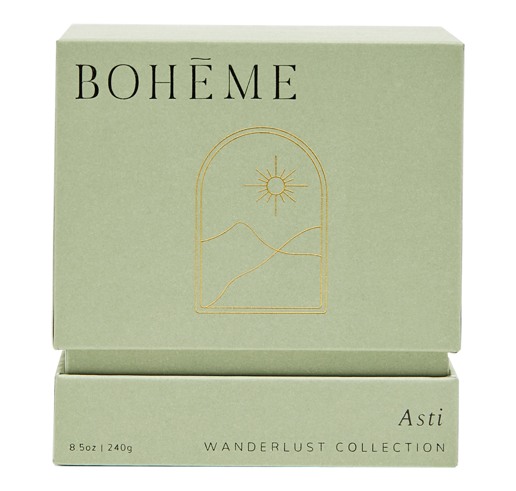 Asti Scented Candle by Boheme Fragrances - Sumiye Co