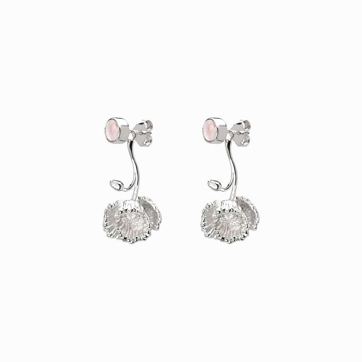 Pendientes de amapola