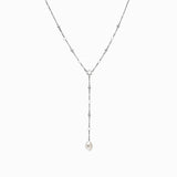 Baroque Pearl Lariat Necklace