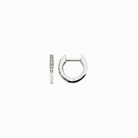 Small Diamond Huggie Earring