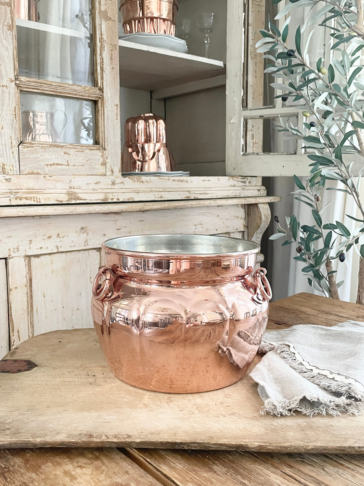 Copper Cauldron Pot | Vintage Inspired