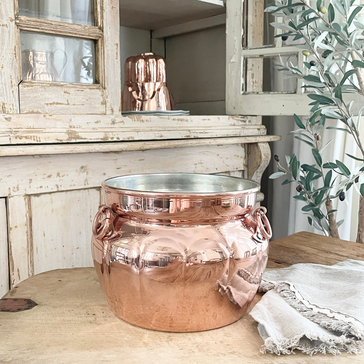 Copper Cauldron Pot | Vintage Inspired