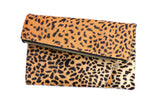 Leopard Print Leather Clutch | Ethically Sourced Hides