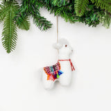 Felt Llama Ornament