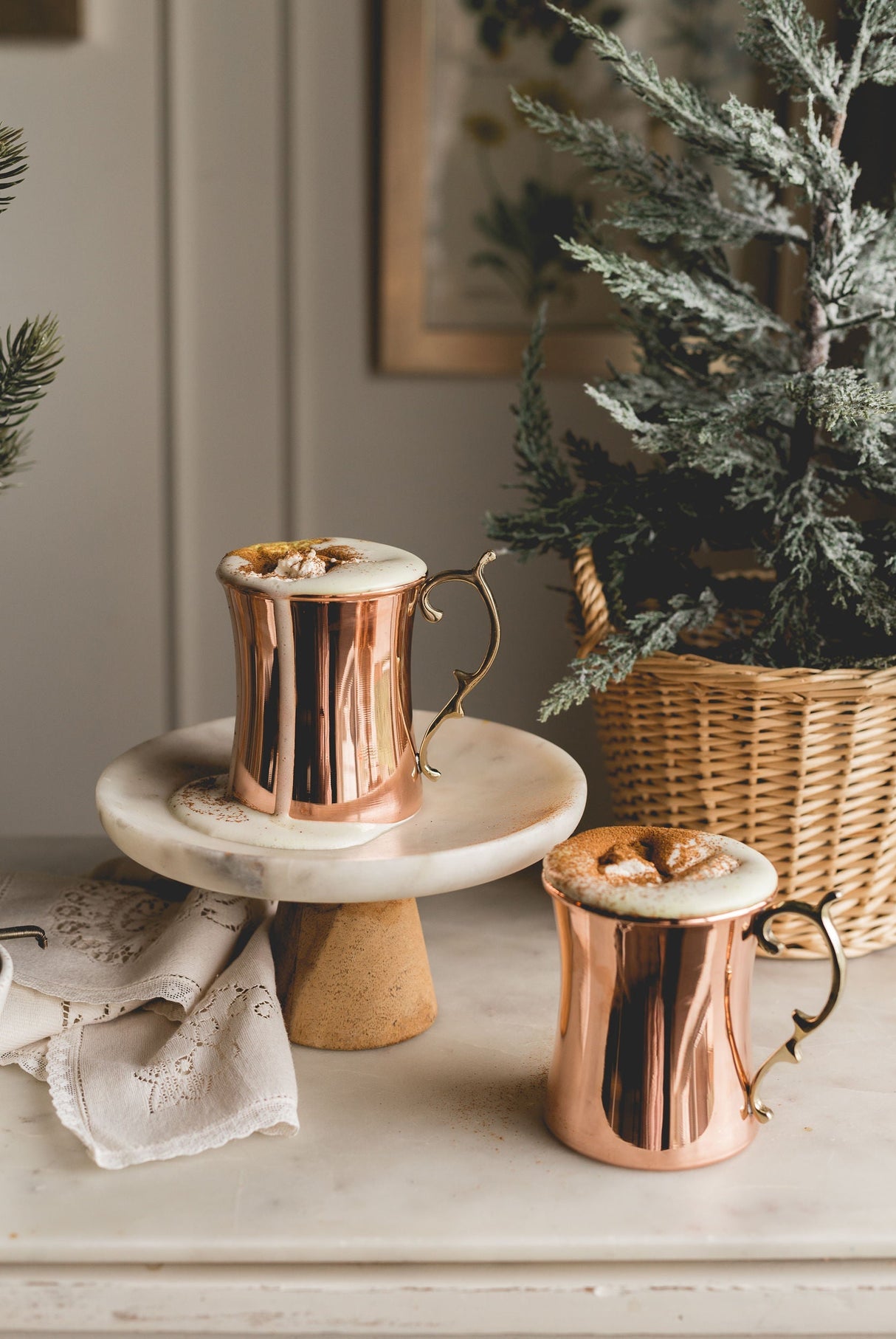 Copper Cocktail Mugs (Set of 4) | Vintage Inspired