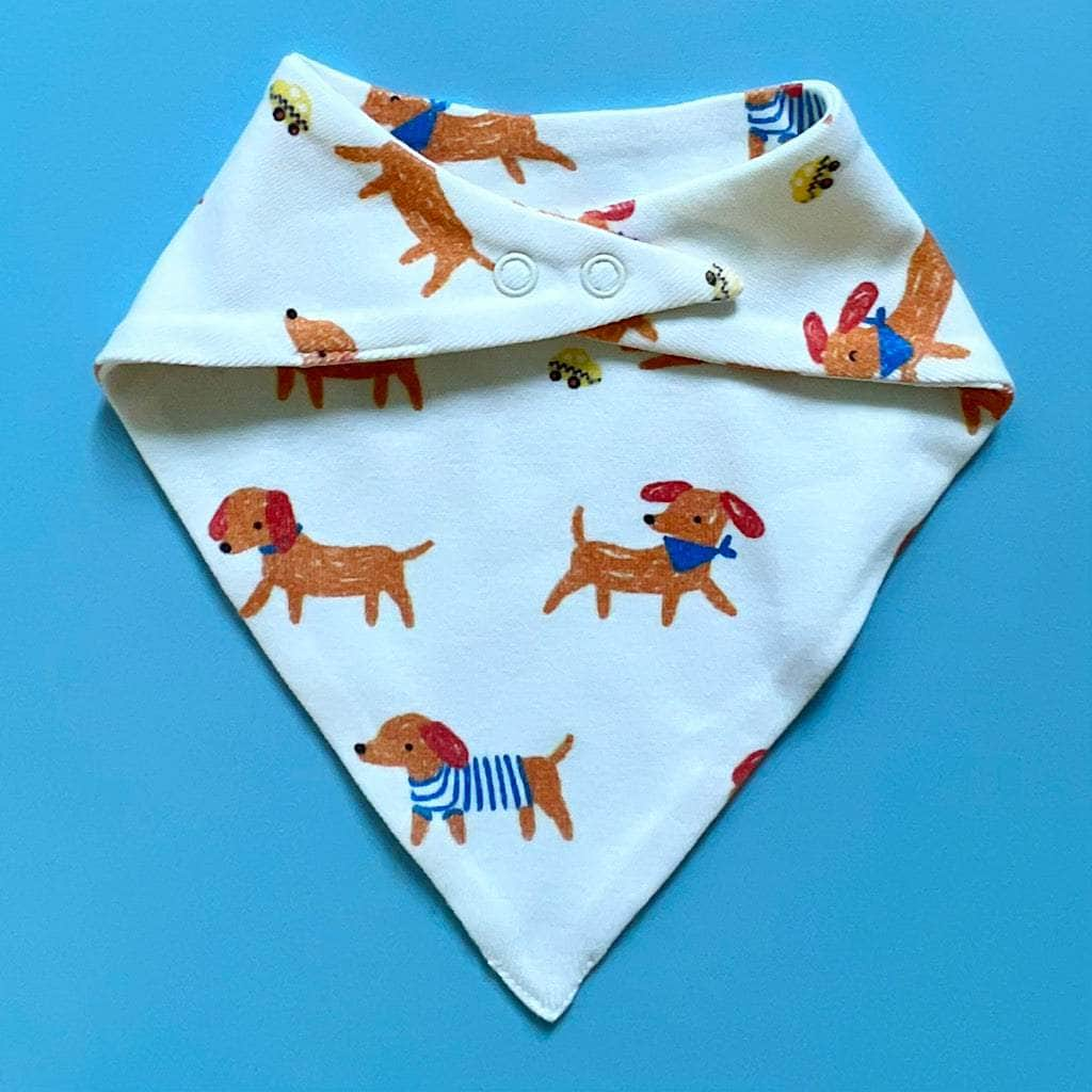 Baby Kerchief Bib-Dogs by Estella - Sumiye Co