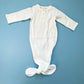 Knotted Baby Gown-Organic Cotton by Estella - Sumiye Co