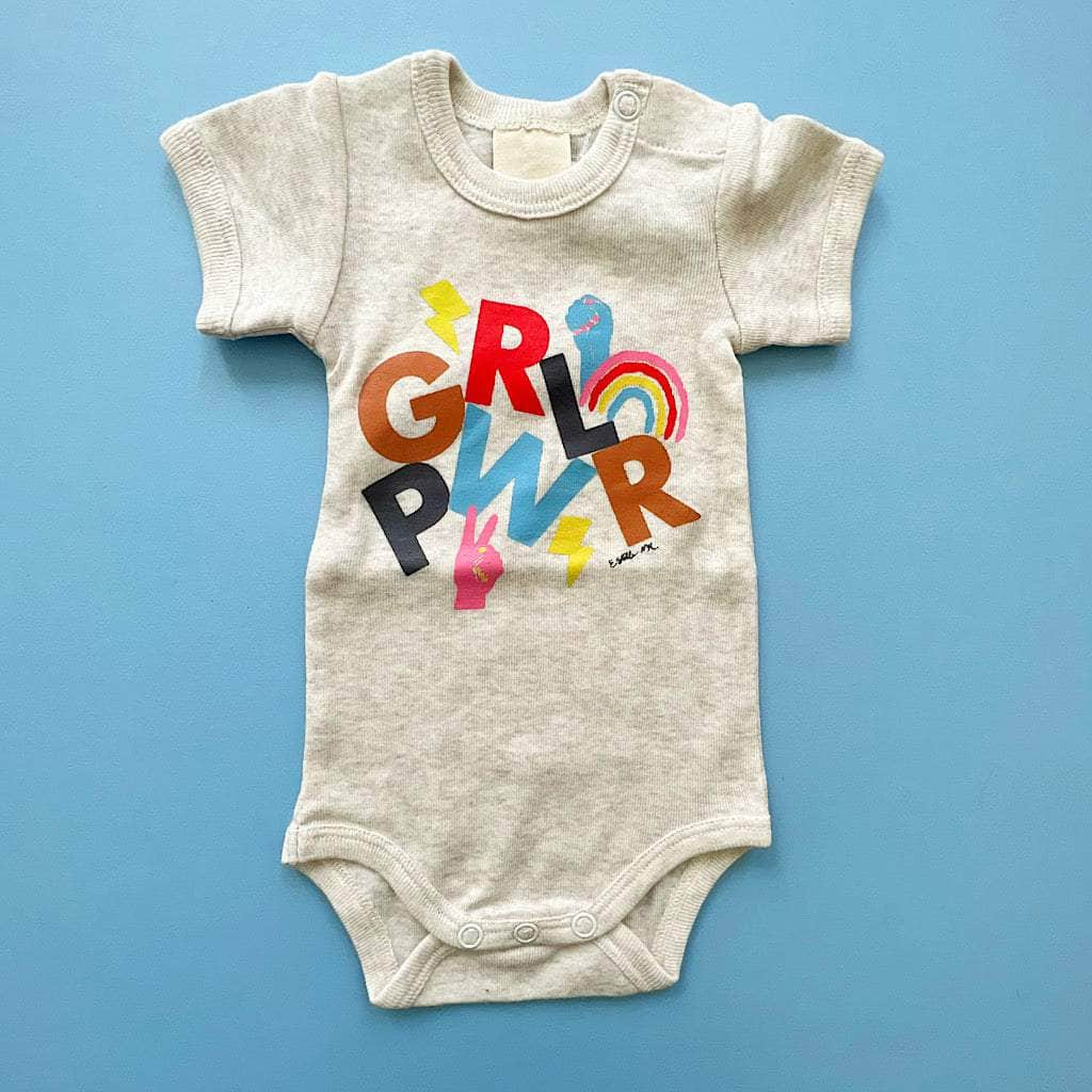 Organic Baby Onesie - Girl Power by Estella - Sumiye Co