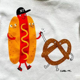 Baby Onesie - NYC Hot Dog & Pretzel - Sumiye Co