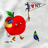 Baby Onesie I Love NY Apple - Sumiye Co