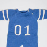 Organic Baby Romper, Knit - Sports by Estella - Sumiye Co