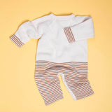 Organic Baby Romper, Long Knit - Pretzel by Estella - Sumiye Co