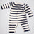 Organic Baby Romper, Long Knit - Stripe by Estella - Sumiye Co