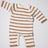 Organic Baby Romper, Long Knit - Stripe by Estella - Sumiye Co