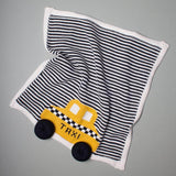 Knit Taxi Baby Romper and Taxi Toys Baby Gift Set by Estella - Sumiye Co