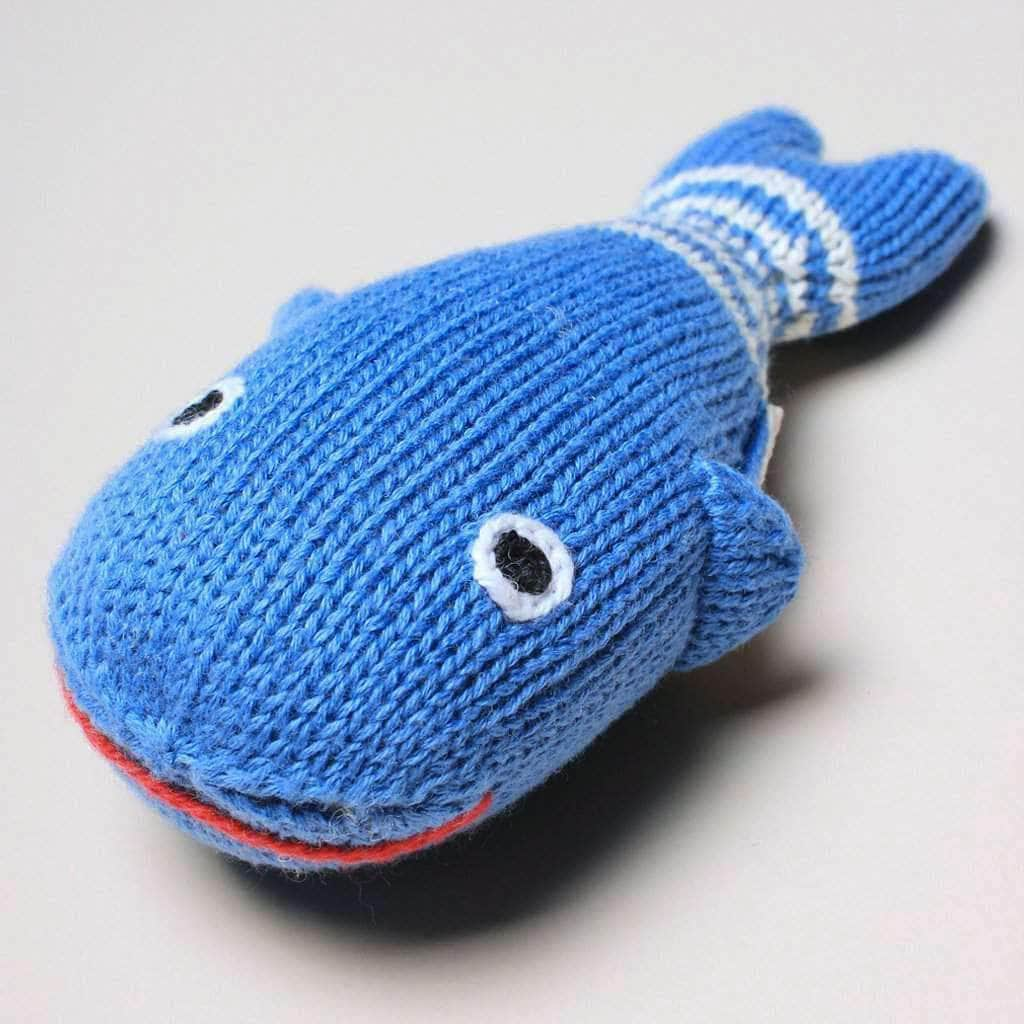 Luxury Baby Gift Set - Whale Organic Romper, Lovey, Hat & Toys by Estella - Sumiye Co