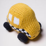 Organic Baby Gift Set - Newborn Lovey Blanket, Rattle Toy & Hat | Taxi by Estella - Sumiye Co