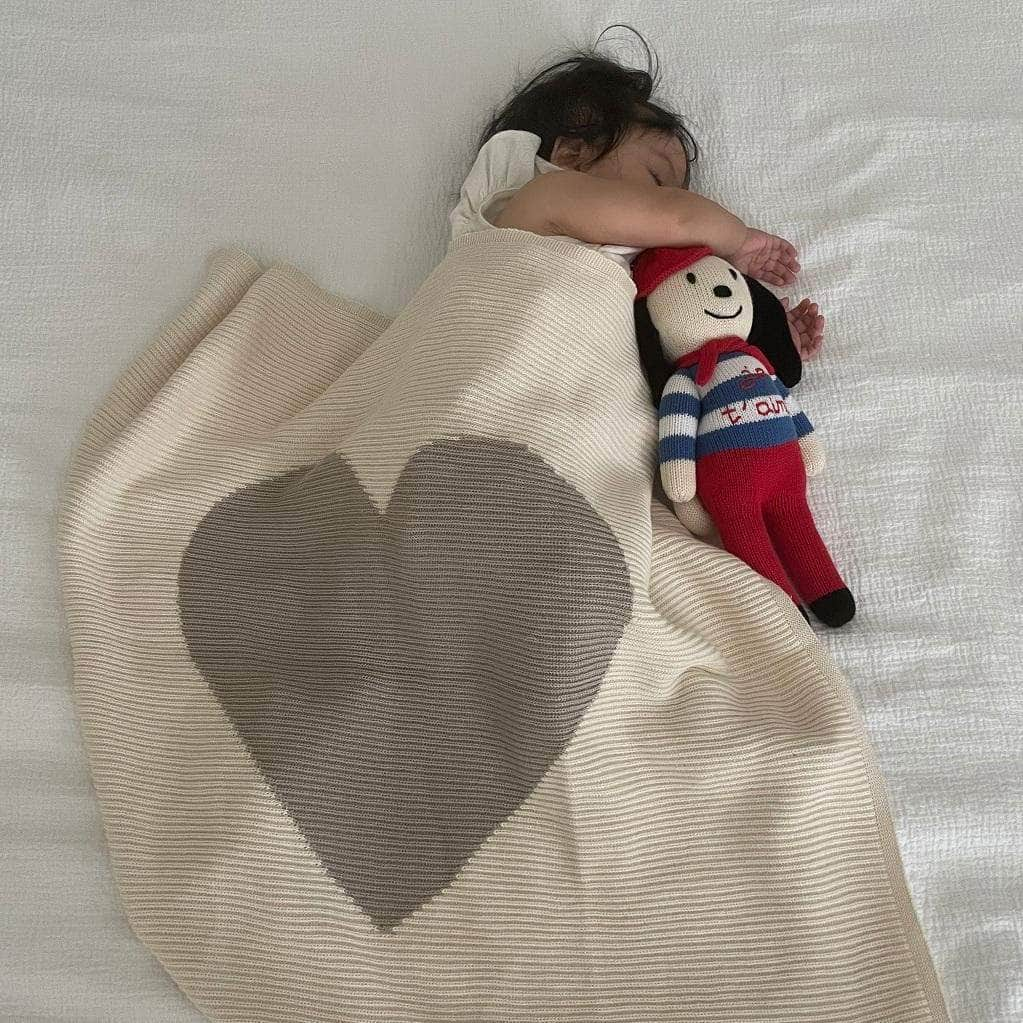 Organic NY Doll and Heart Blanket Gift Set by Estella - Sumiye Co