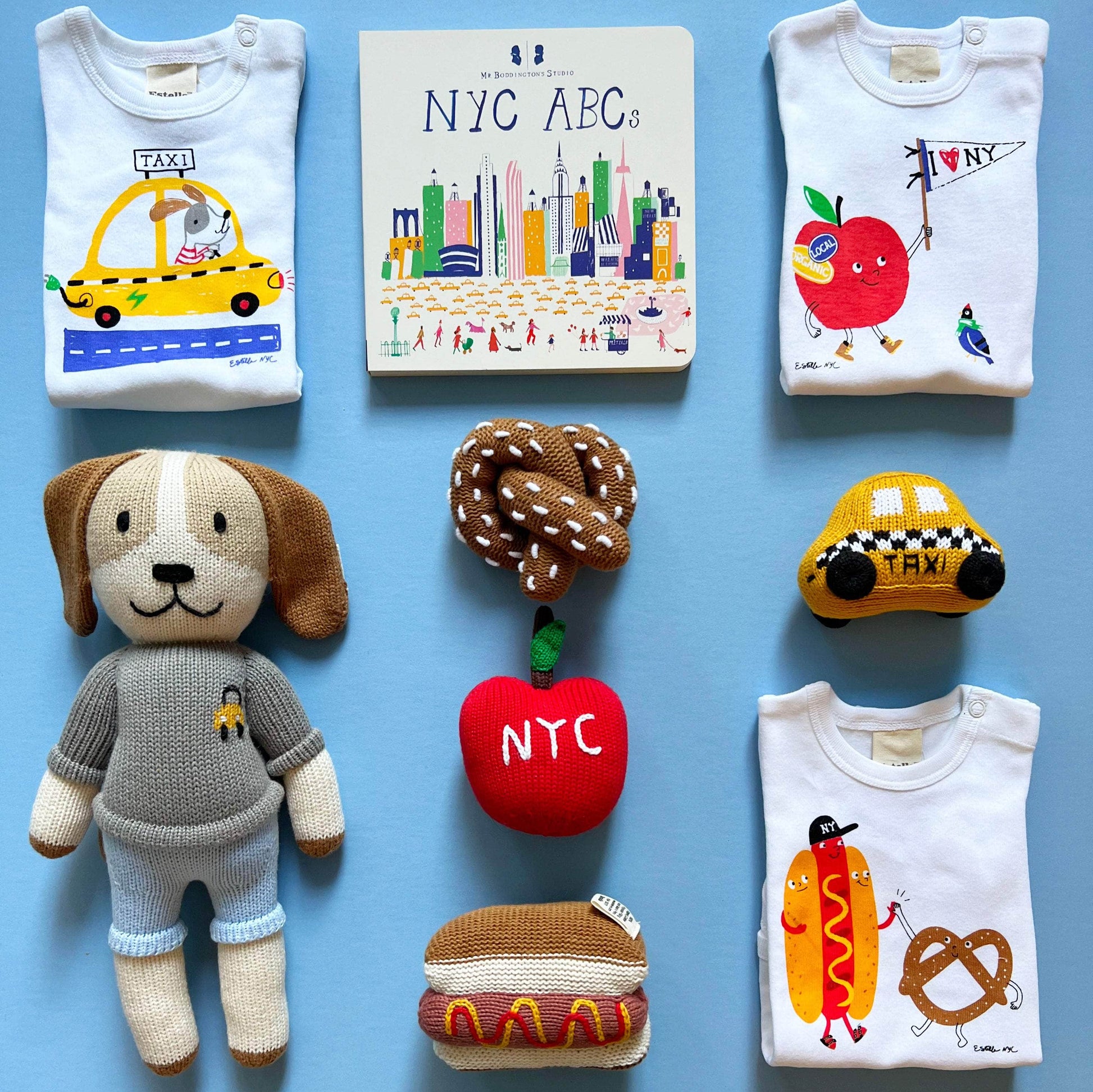Organic Baby Gift Set, NYC Bundle of 9 by Estella - Sumiye Co