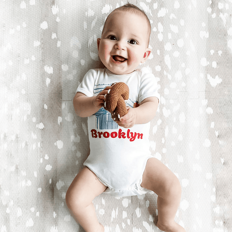 Organic Baby Onesie-Brooklyn Buddies by Estella - Sumiye Co