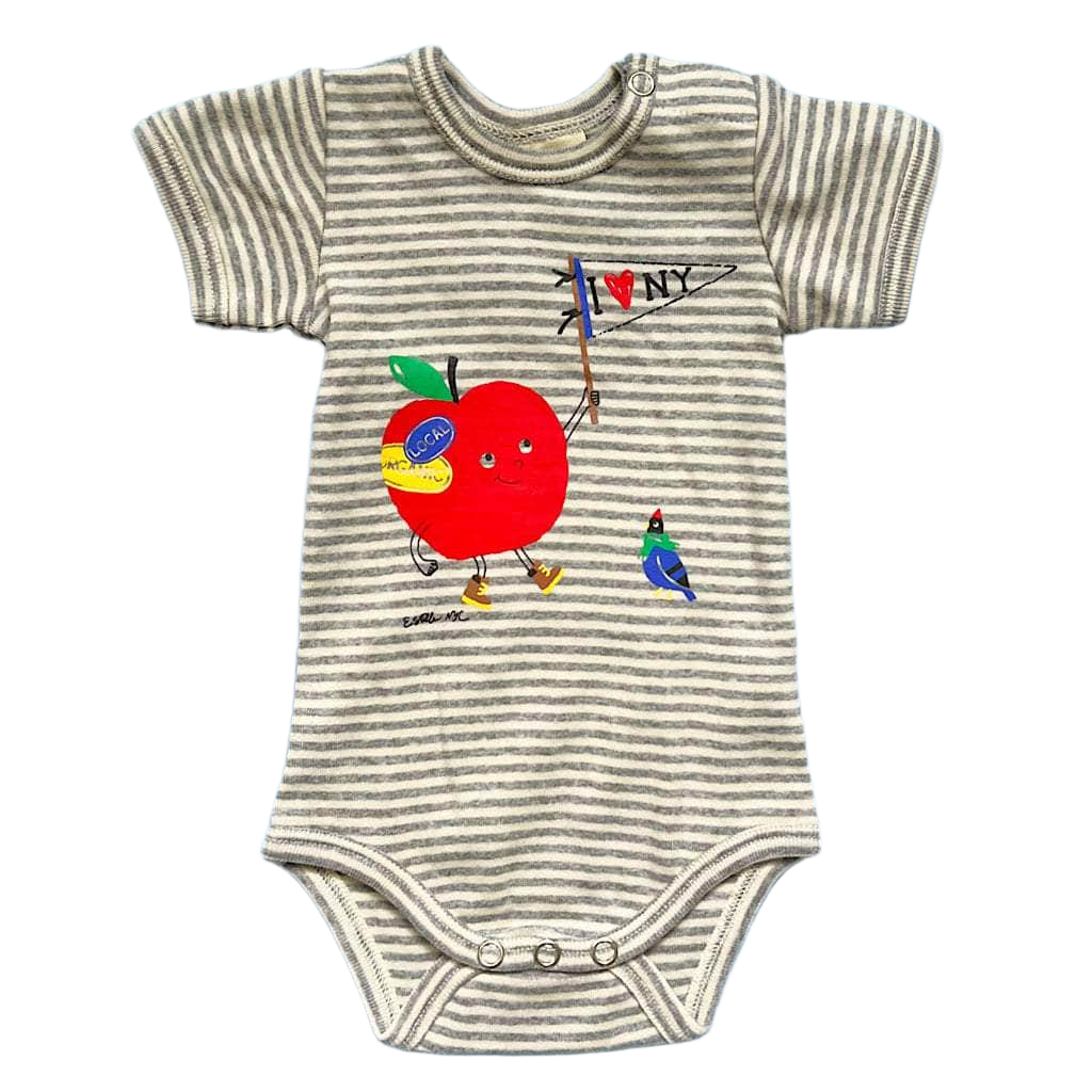 Baby Onesie I Love NY Apple - Sumiye Co