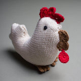 Organic Baby Toys - Newborn Rattles | Chicken by Estella - Sumiye Co