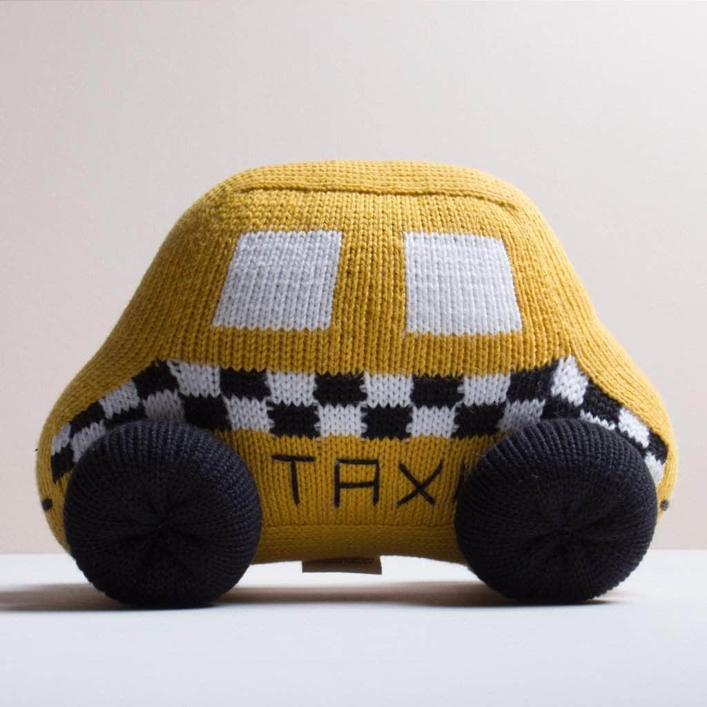 Organic Stuffed Toys, Taxi Car | Medium Sized by Estella - Sumiye Co