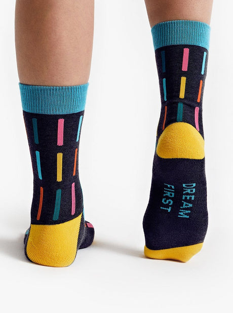 The Socks - Dream First Details Later Navy - Sumiye Co