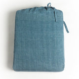 Linen Duvet Cover Set - Denim Blue