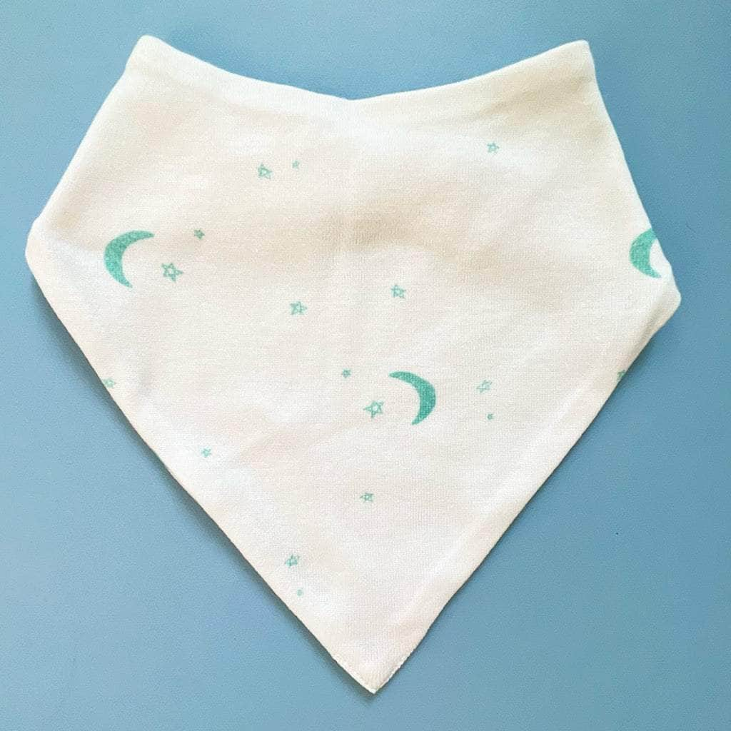 Baby Kerchief Bib-Moon and Stars by Estella - Sumiye Co