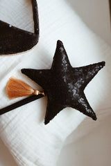 “Black Sequins” Magic Wand by Moi Mili - Sumiye Co