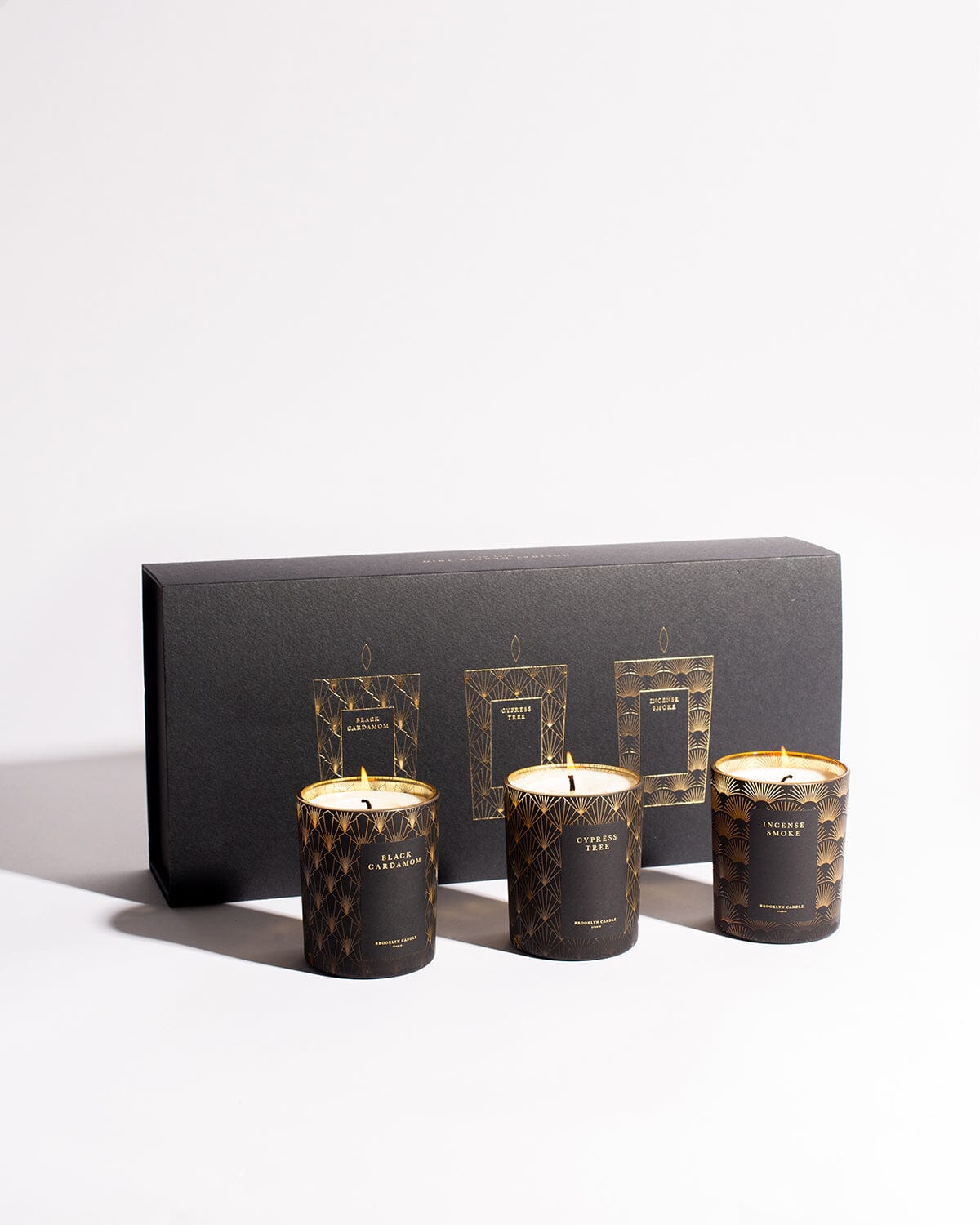 Black Tie Holiday Candle Trio Gift Set