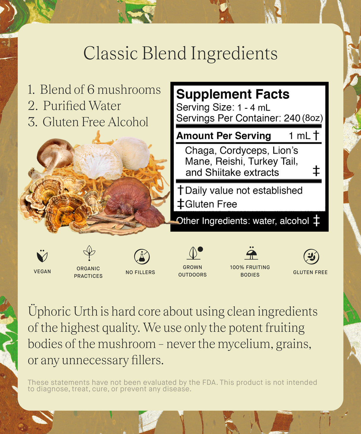 Blend No. 01 — The Classic Tincture | Immunity, Energy, Cognitive Function